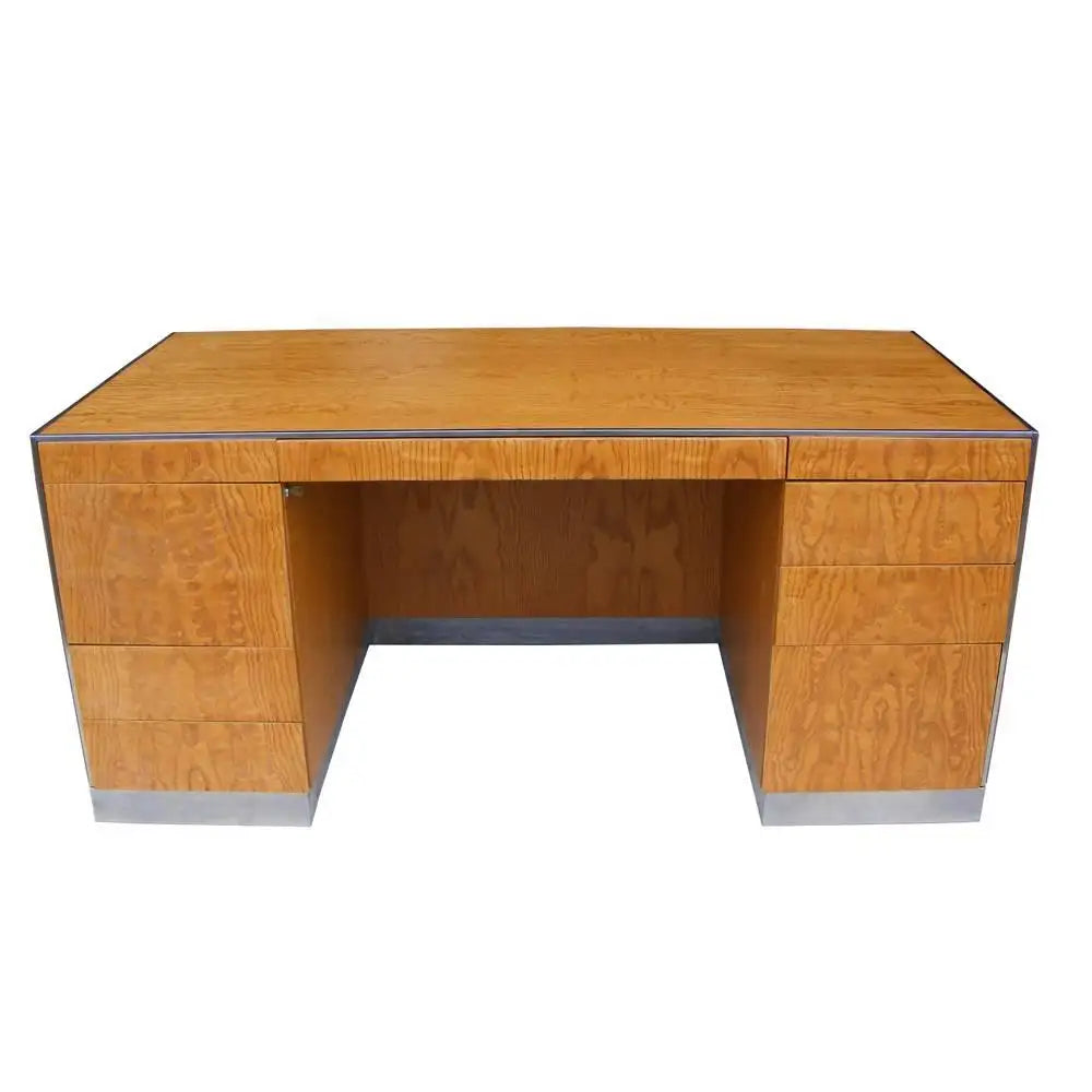 Vintage Mid Century GF Davis Allen Oak Desk (MR12553)