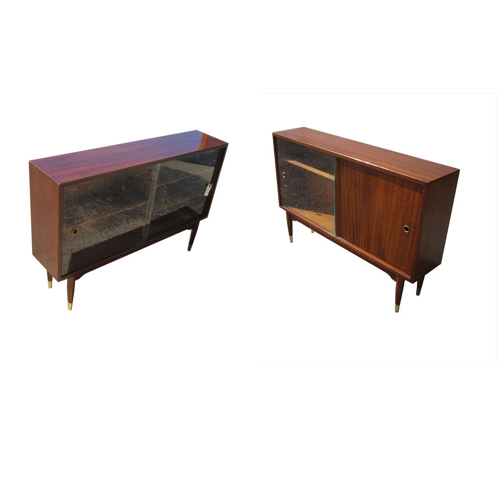 Pair of Book Cases with Brass Tips (MR13392)