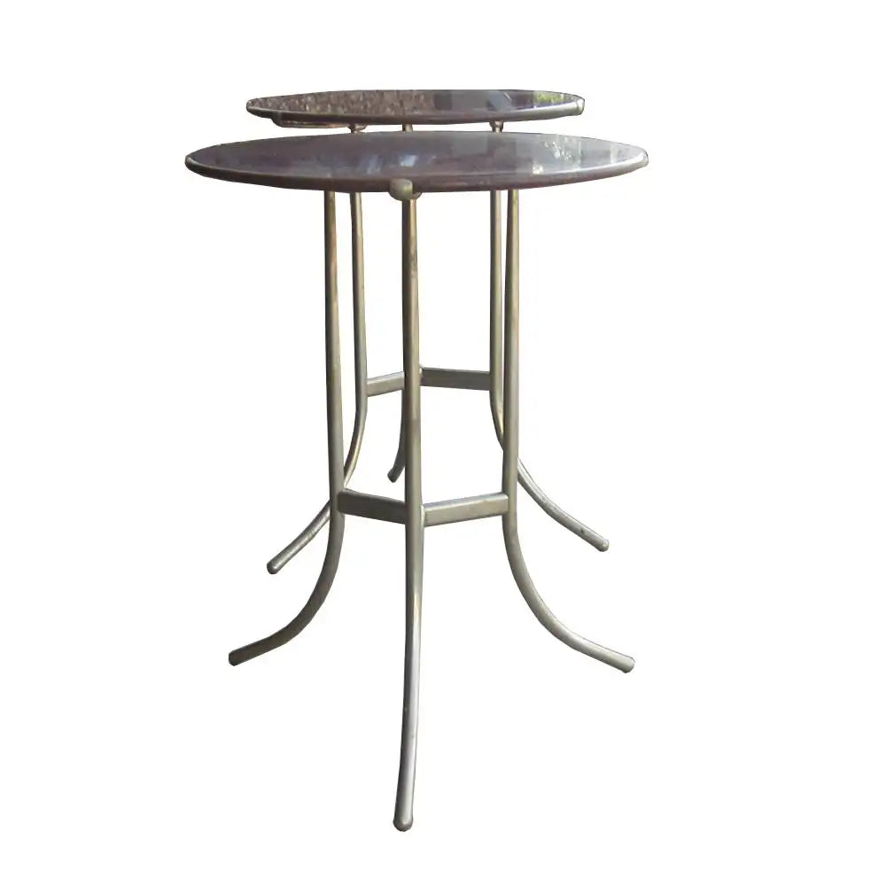 Pair of Granite Cedric Hartman Side Tables