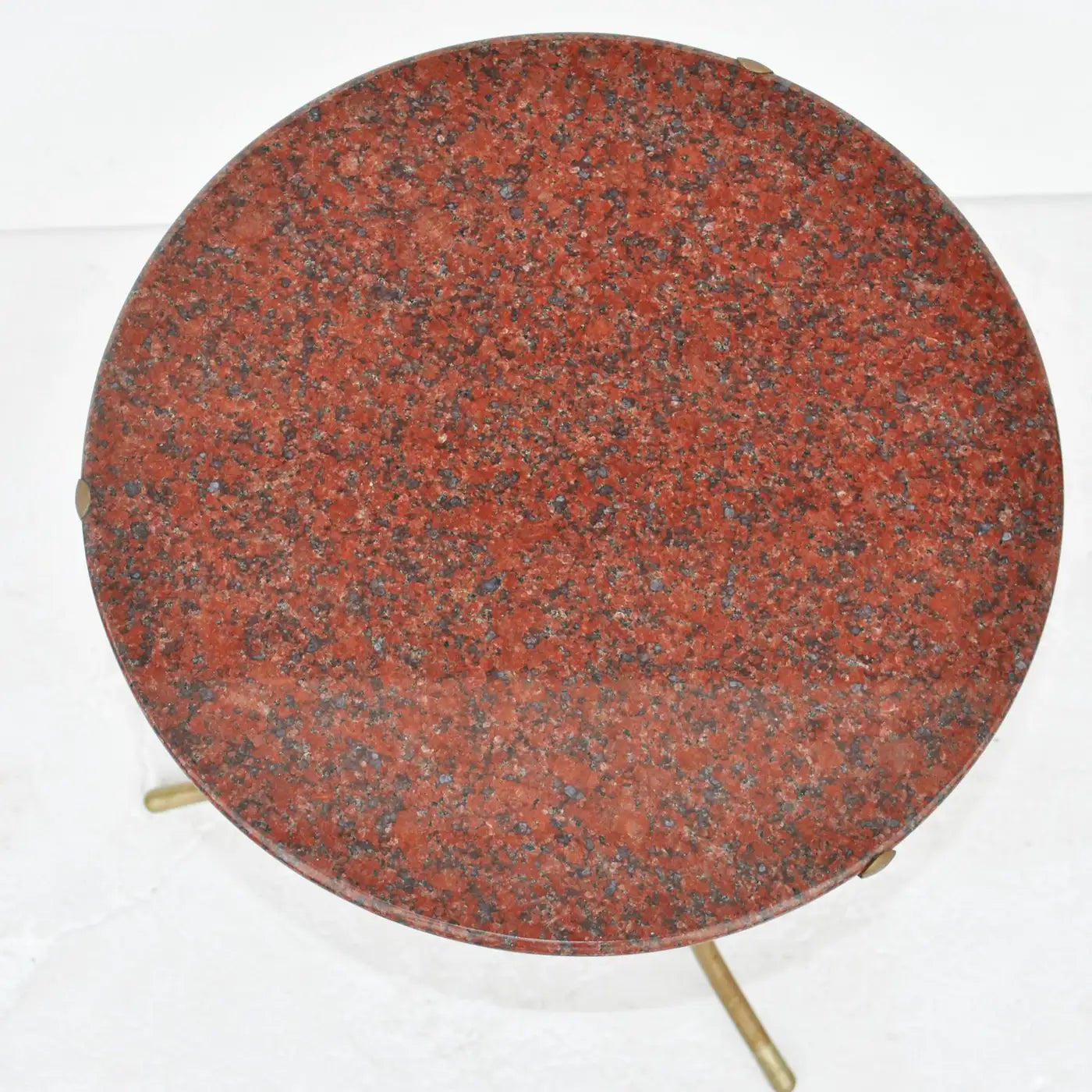 Pair of Granite Cedric Hartman Side Tables