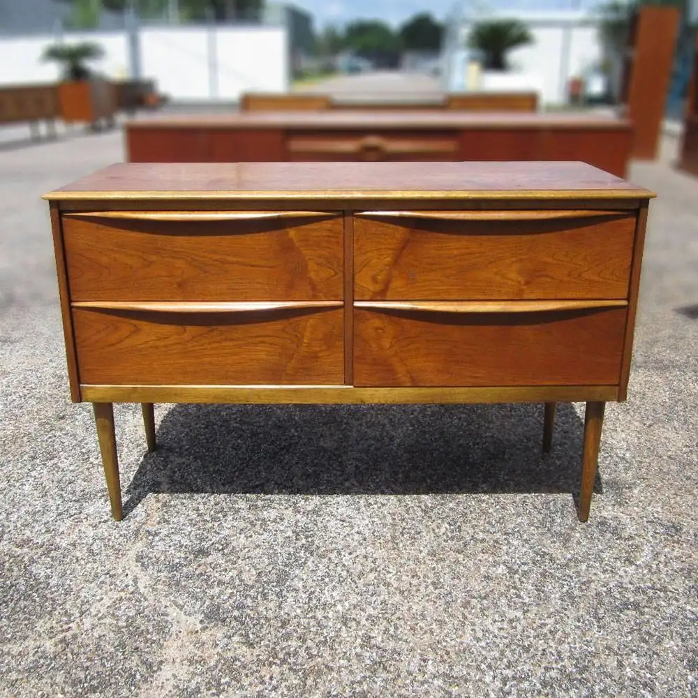 45″ Vintage Mid-Century Mahogany Dresser