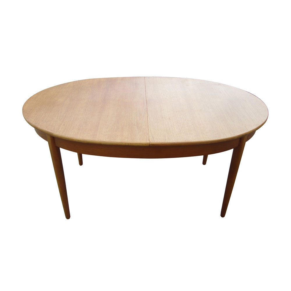 78″ Vintage Mid-Century Teak Extending Table