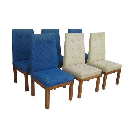 Six Mid-Century Modern Glenn of California Dining Chairs