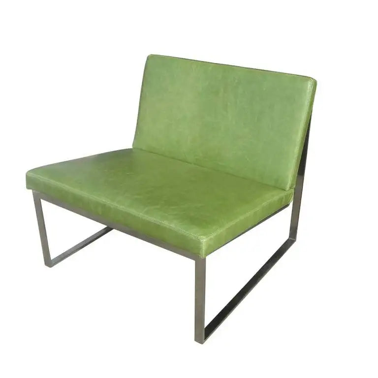 B.2 Lounge Chair Designed by Fabien Baron for Bernhardt in Mint Green Patent Leather