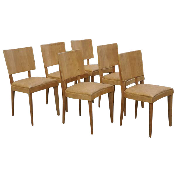 Heywood Wakefield Dining Chair, showcasing sleek lines, natural wood finishes, and supportive seating, perfect for dining rooms and kitchens.