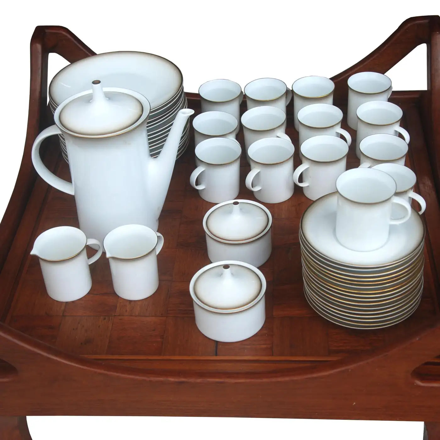 Vintage Kontrollstelle for Rosenthal Germany Coffee / Dessert Set 54 Pieces