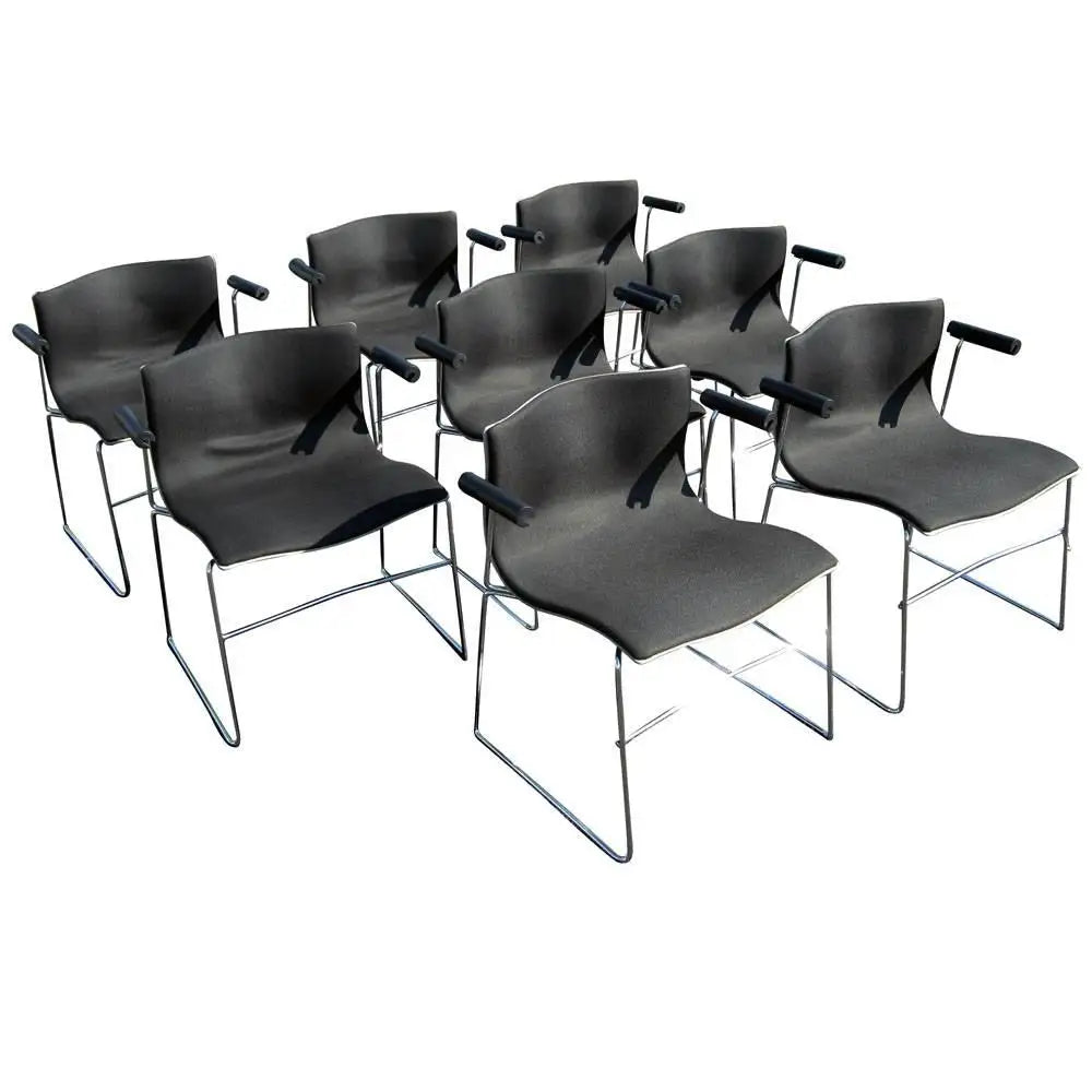 Vintage Set of Six Handkerchief Armchairs by Vignelli for Knoll