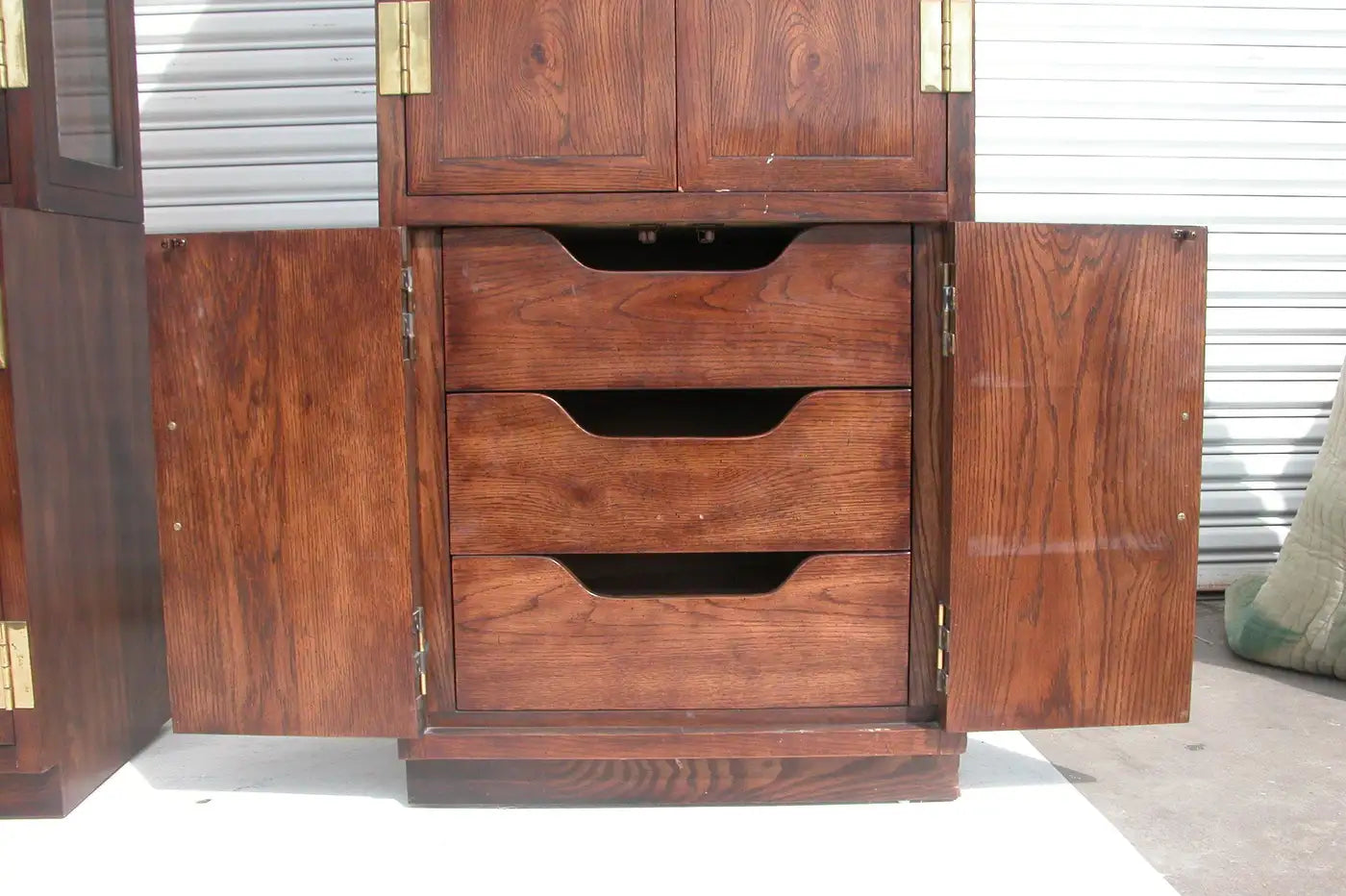 1 Scene One Campaign Style Henredon Armoire