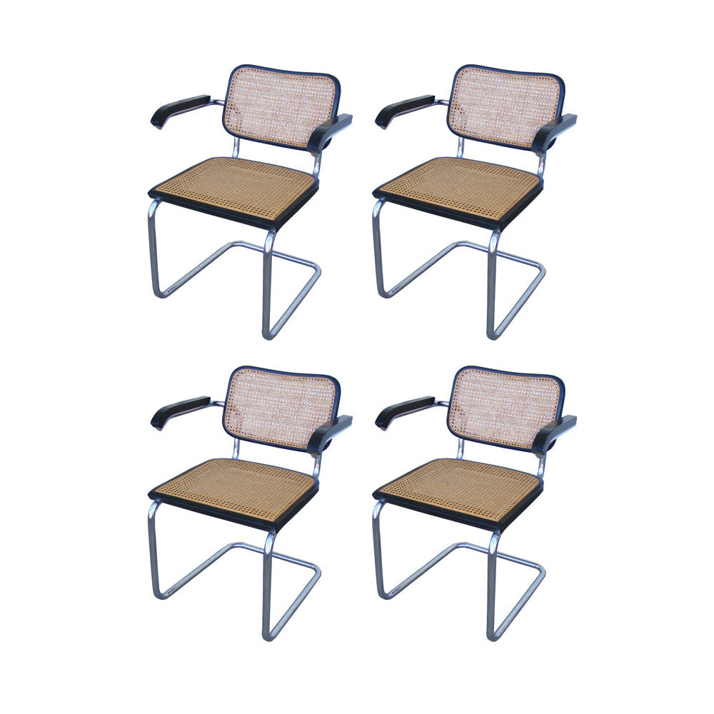 Set of 4 Vintage Mid Century Marcel Breuer Cesca Chairs