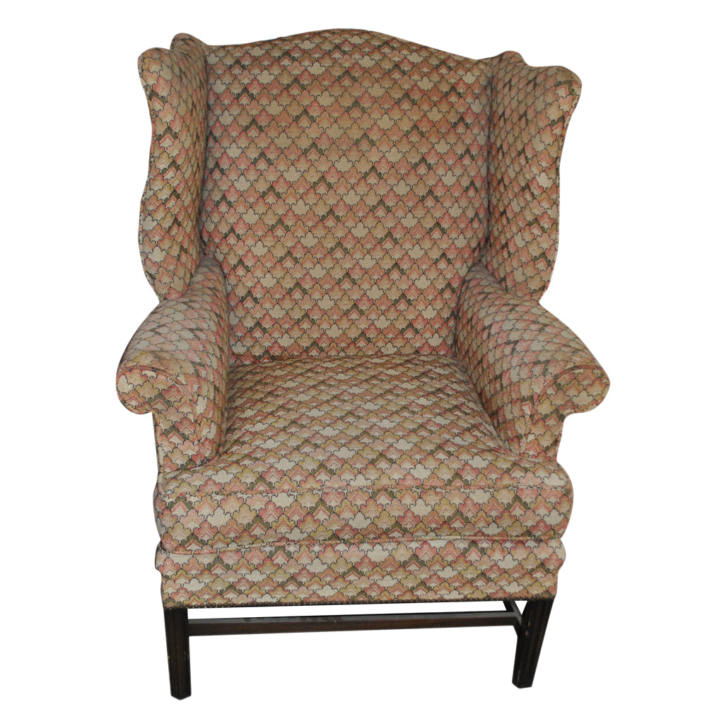 Vintage Traditional Wingback Chair