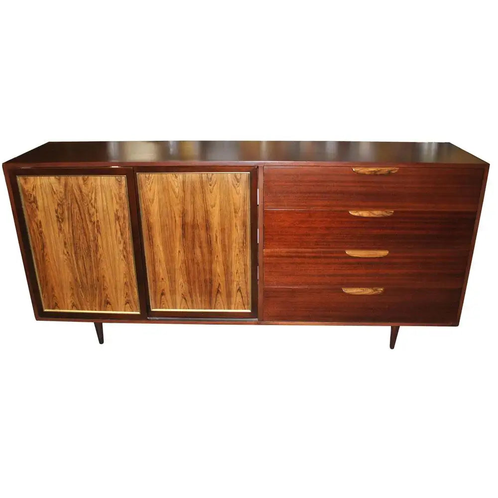 Vintage Rosewood Mahogany Harvey Probber Credenza