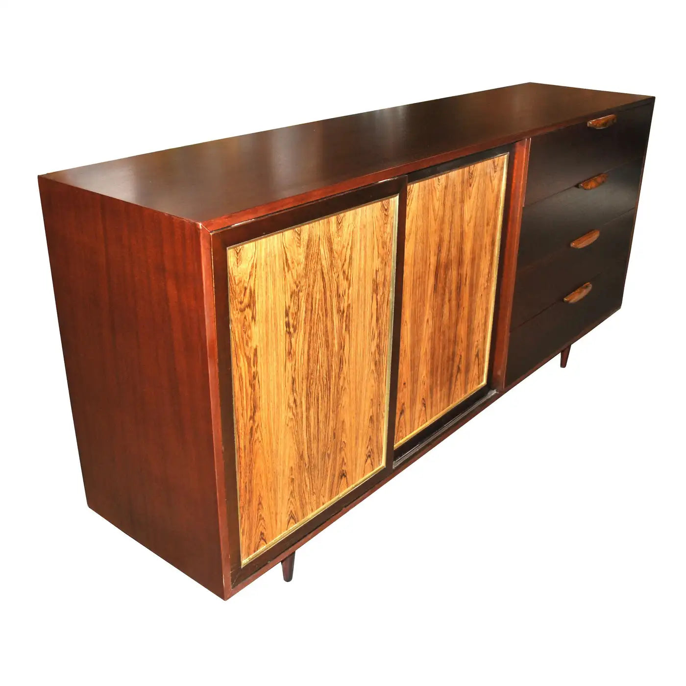 Vintage Rosewood Mahogany Harvey Probber Credenza