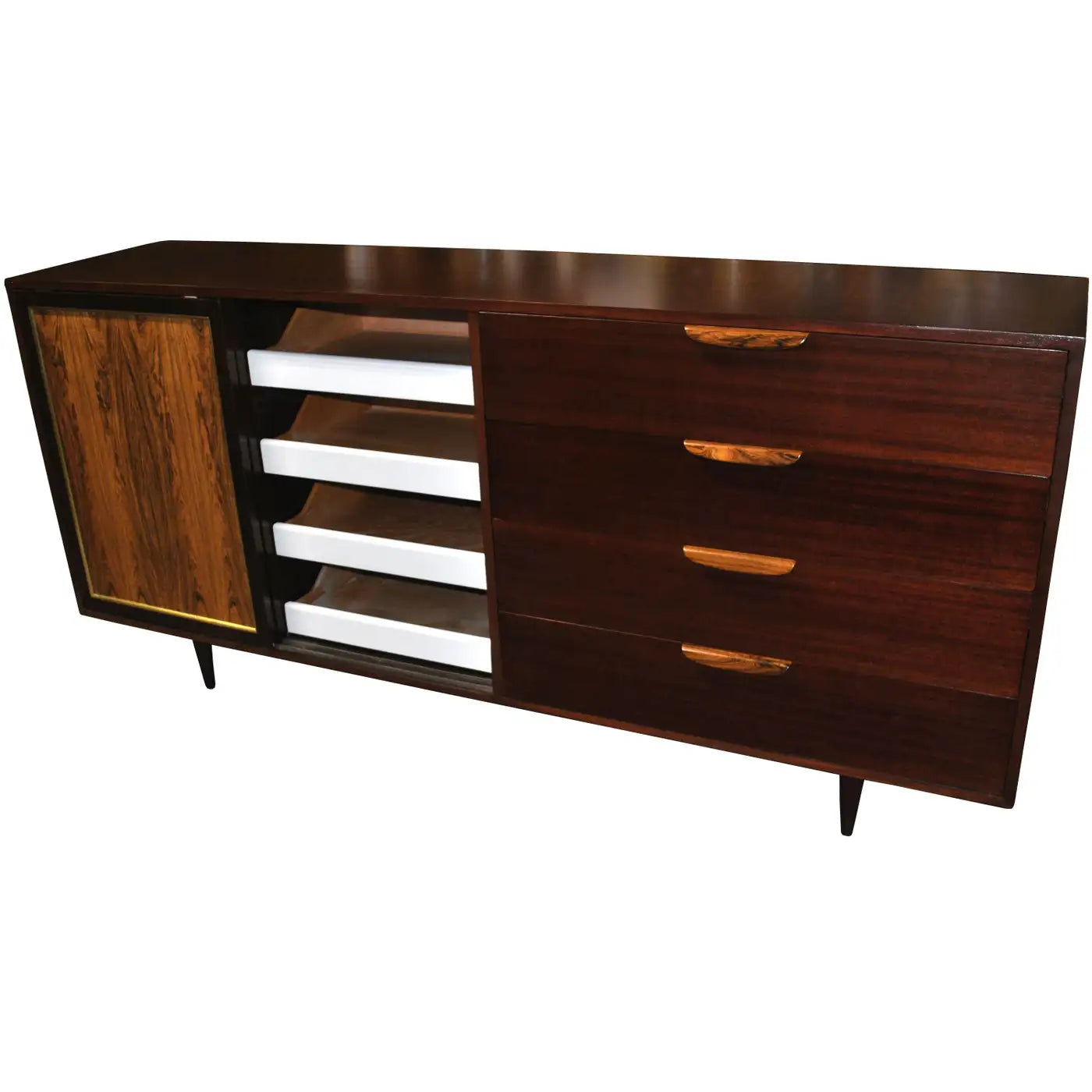 Vintage Rosewood Mahogany Harvey Probber Credenza