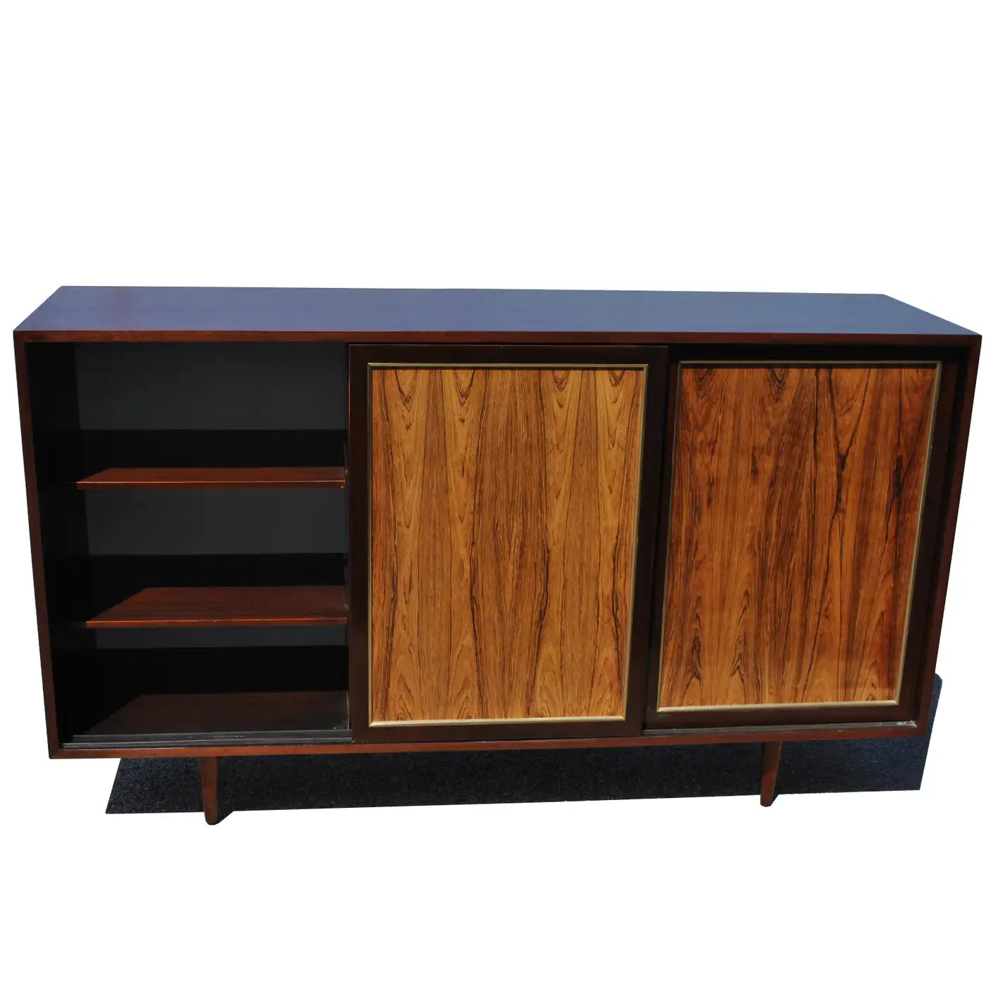 62″ Mahogany Rosewood Harvey Probber Credenza