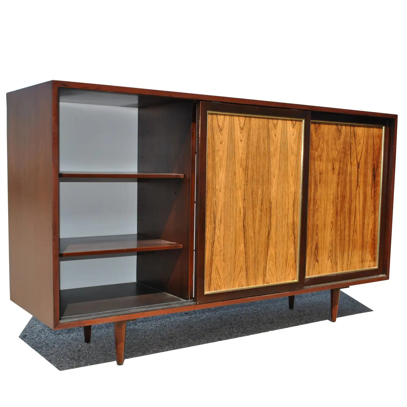 62″ Mahogany Rosewood Harvey Probber Credenza