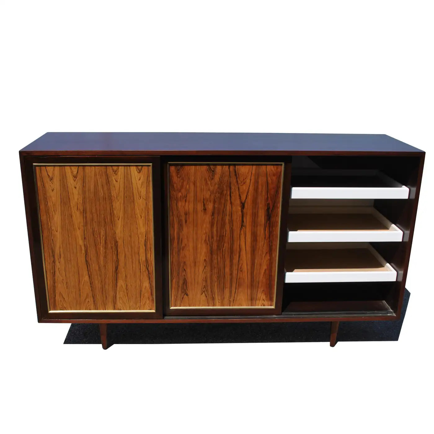 62″ Mahogany Rosewood Harvey Probber Credenza