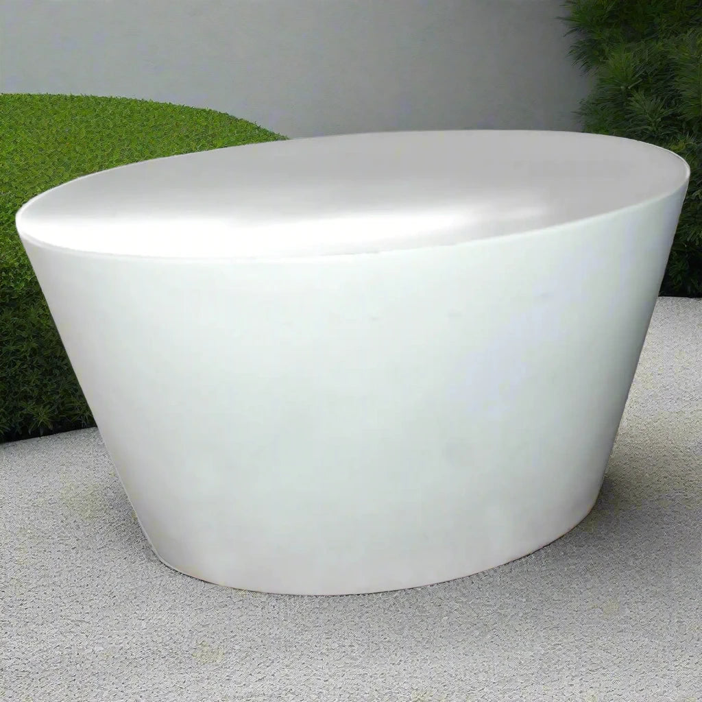 Maya Lin for Knoll White Stone Stool