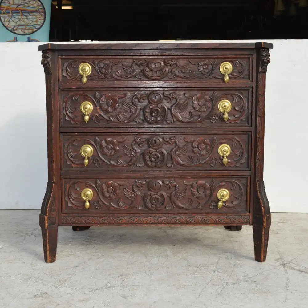 19th Century Italian Carved Dresser