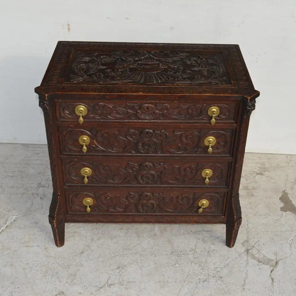 19th Century Italian Carved Dresser