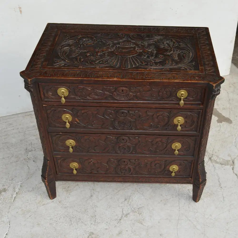 19th Century Italian Carved Dresser