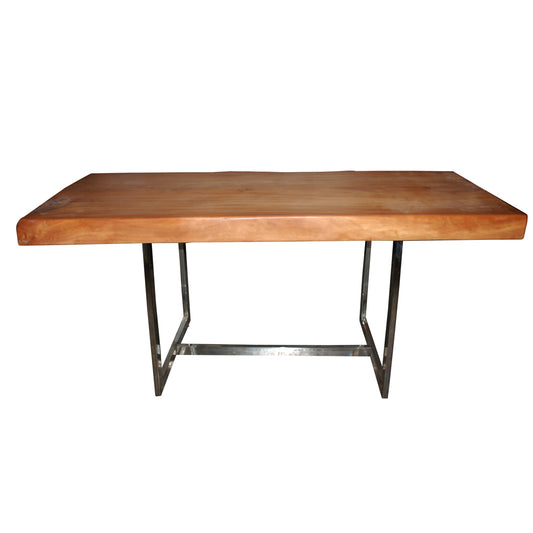 Dining Style Live Edge Table w/ 3.50″ Thickness wood top