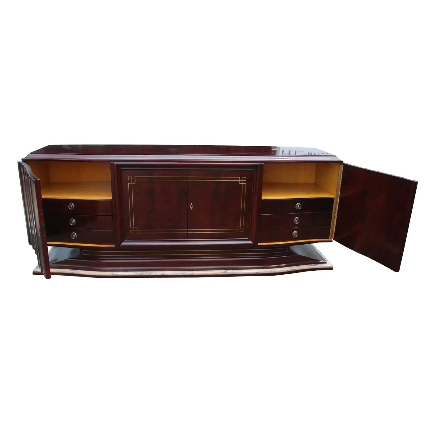 95.5″ 1940s French Deco Sideboard