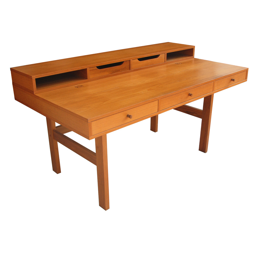 Peter Løvig Nielsen for Laurits M Larsen Scandinavian Modern Teak Desk