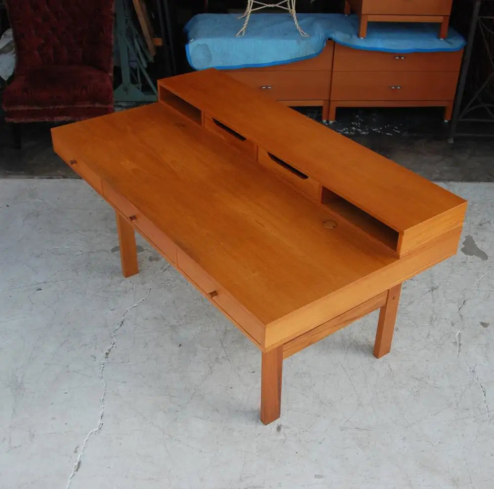 Peter Løvig Nielsen for Laurits M Larsen Scandinavian Modern Teak Desk