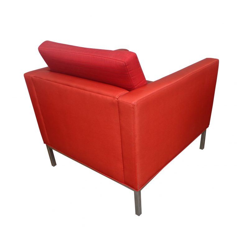 Pair of Red Lounge Chairs