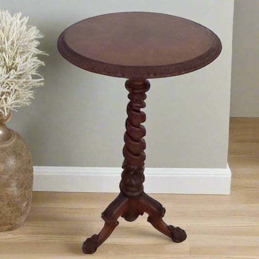 Vintage 17″ Round Side Table