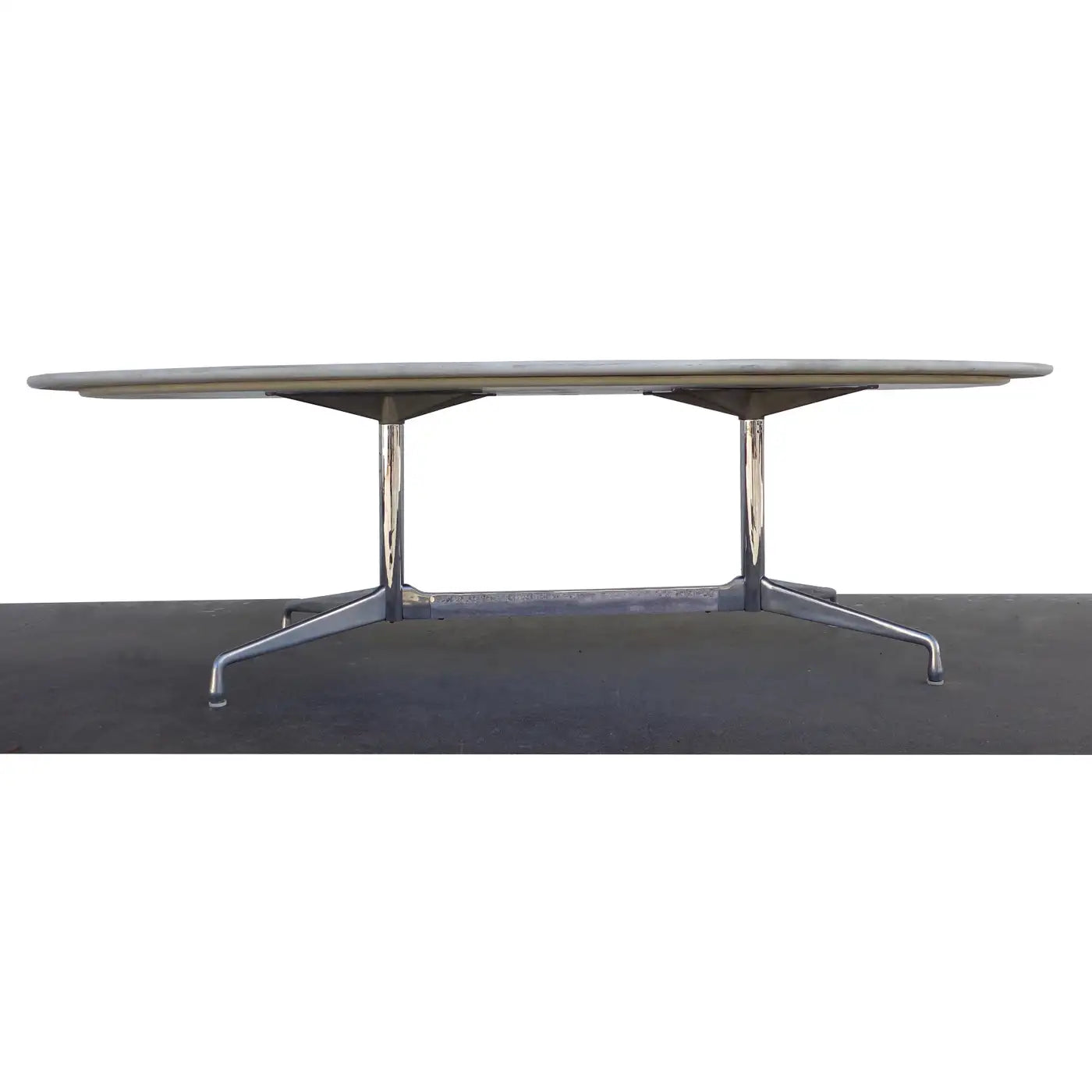 96″ for Herman Miller Executive Series Marble-Top Chrome Base Table