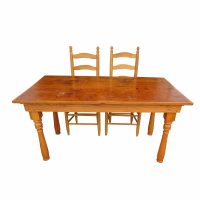 Country Style Dinning Set With 1 Table and 4 Chairs