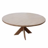 60″ Round Wood Outdoor – Indoor Table