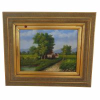 24.5″ X 20.5″ Framed Canvas Oil Painting