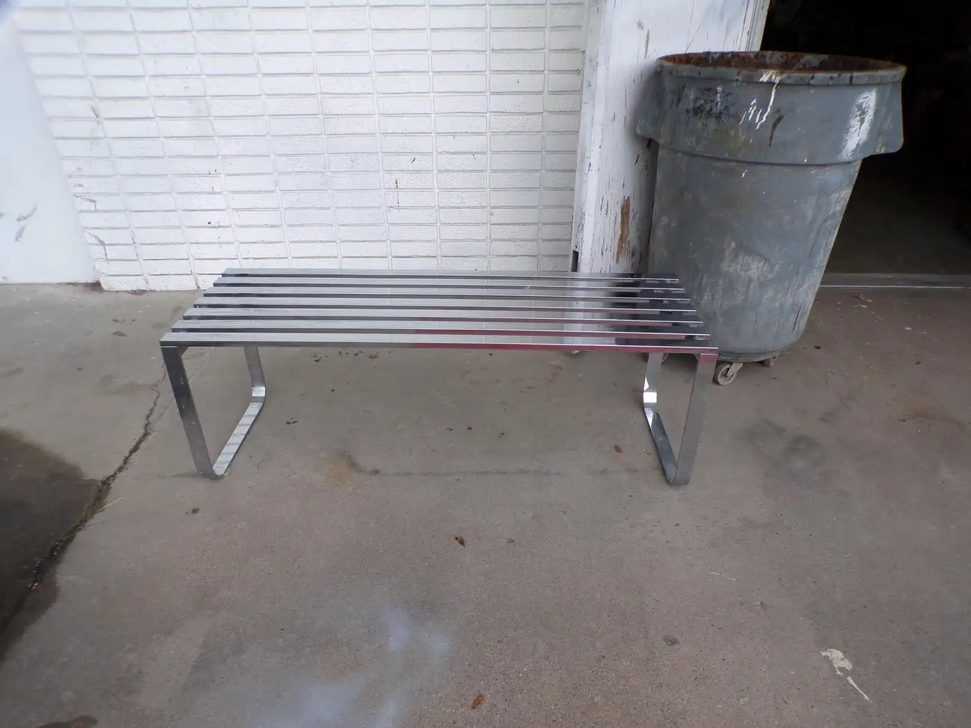 DIA Slat Chrome Bench