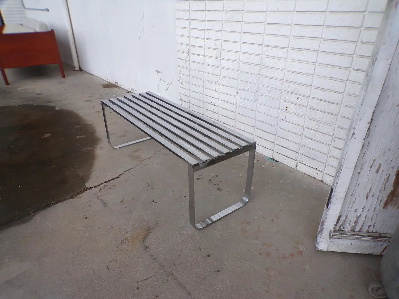 DIA Slat Chrome Bench