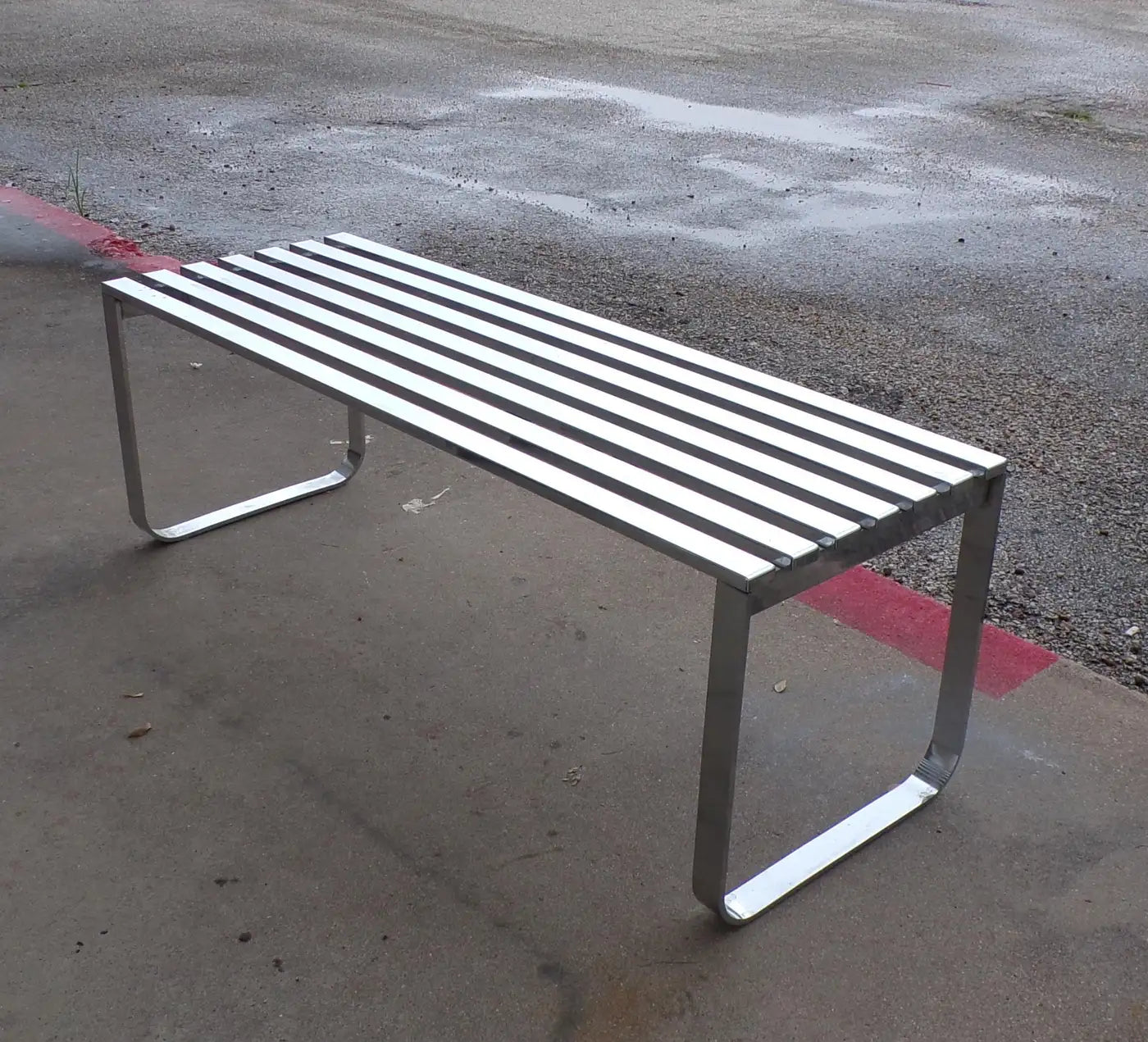 DIA Slat Chrome Bench