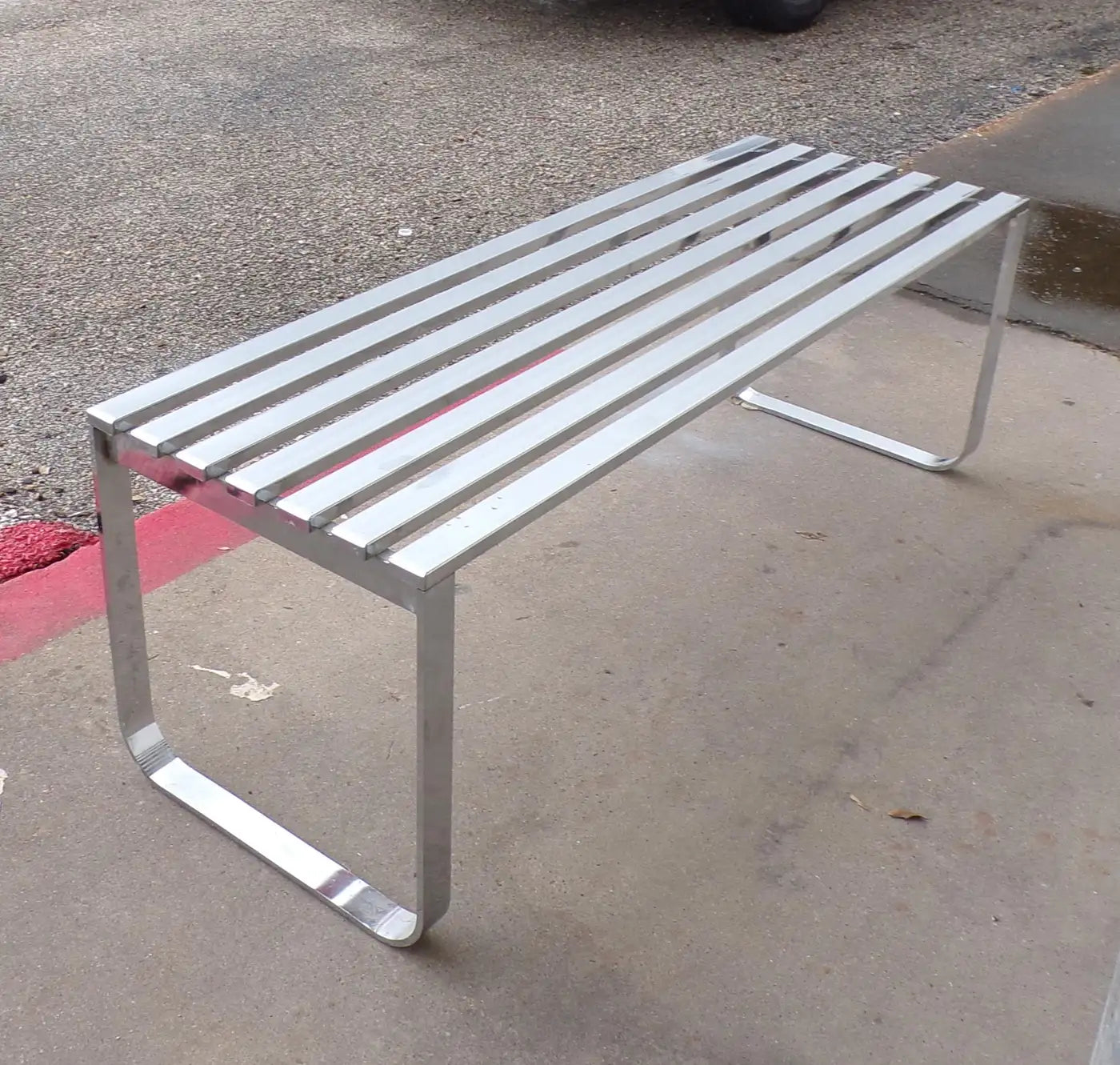 DIA Slat Chrome Bench