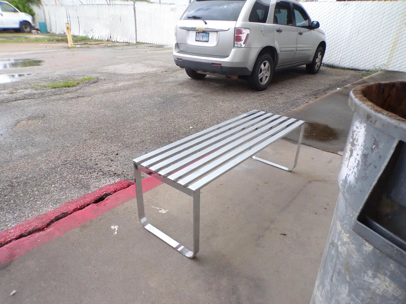 DIA Slat Chrome Bench