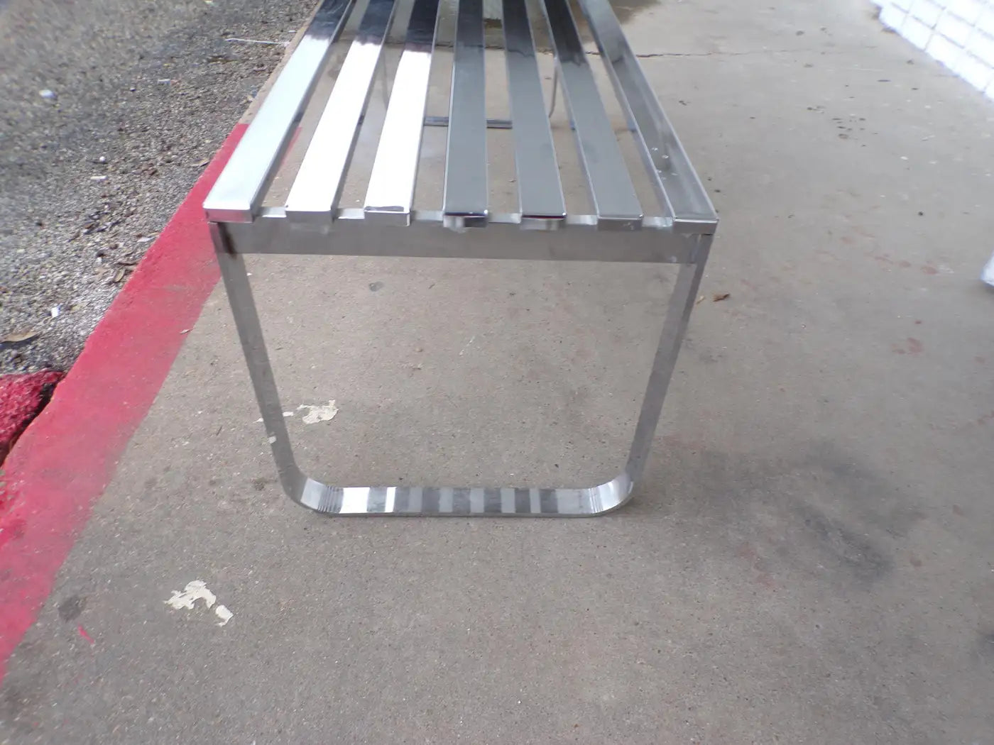 DIA Slat Chrome Bench