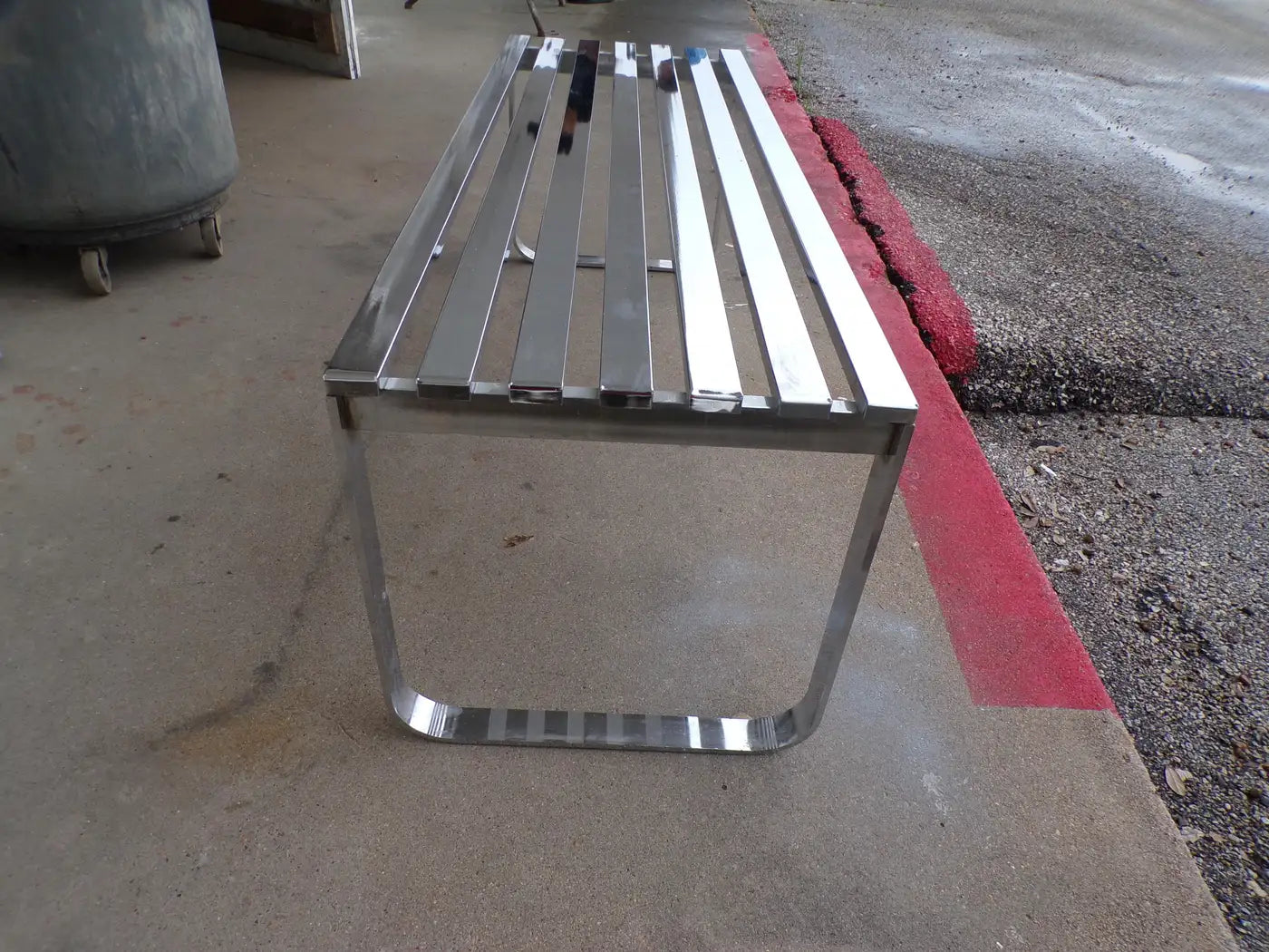 DIA Slat Chrome Bench