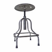 All Metal Adjustable Stool