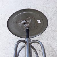 All Metal Adjustable Stool