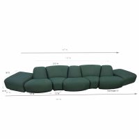 180″ 8 piece Sectional Sofa (MS10079)