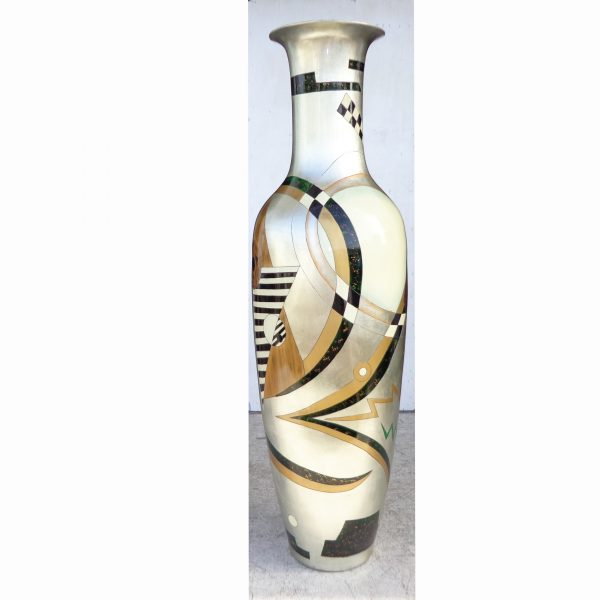 6 ft. Painted Ceramic Vase