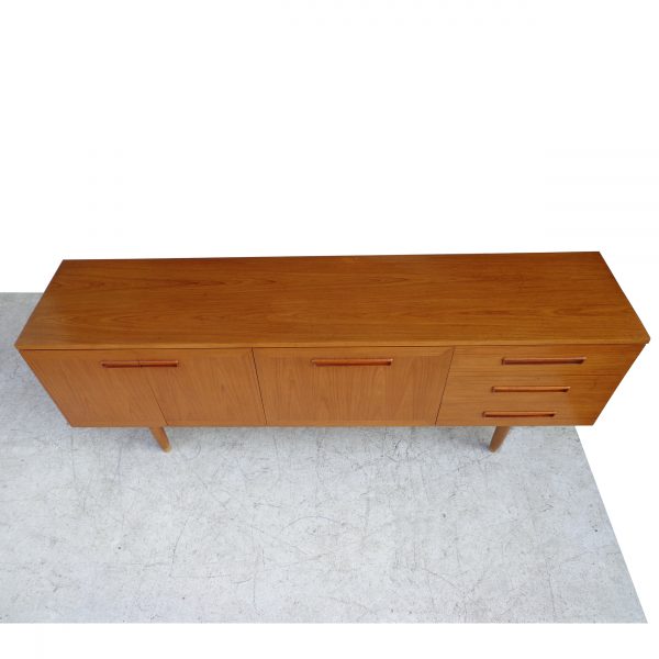 78″ Mid Century Modern Sideboard with Long Folded Handles (MS10088)