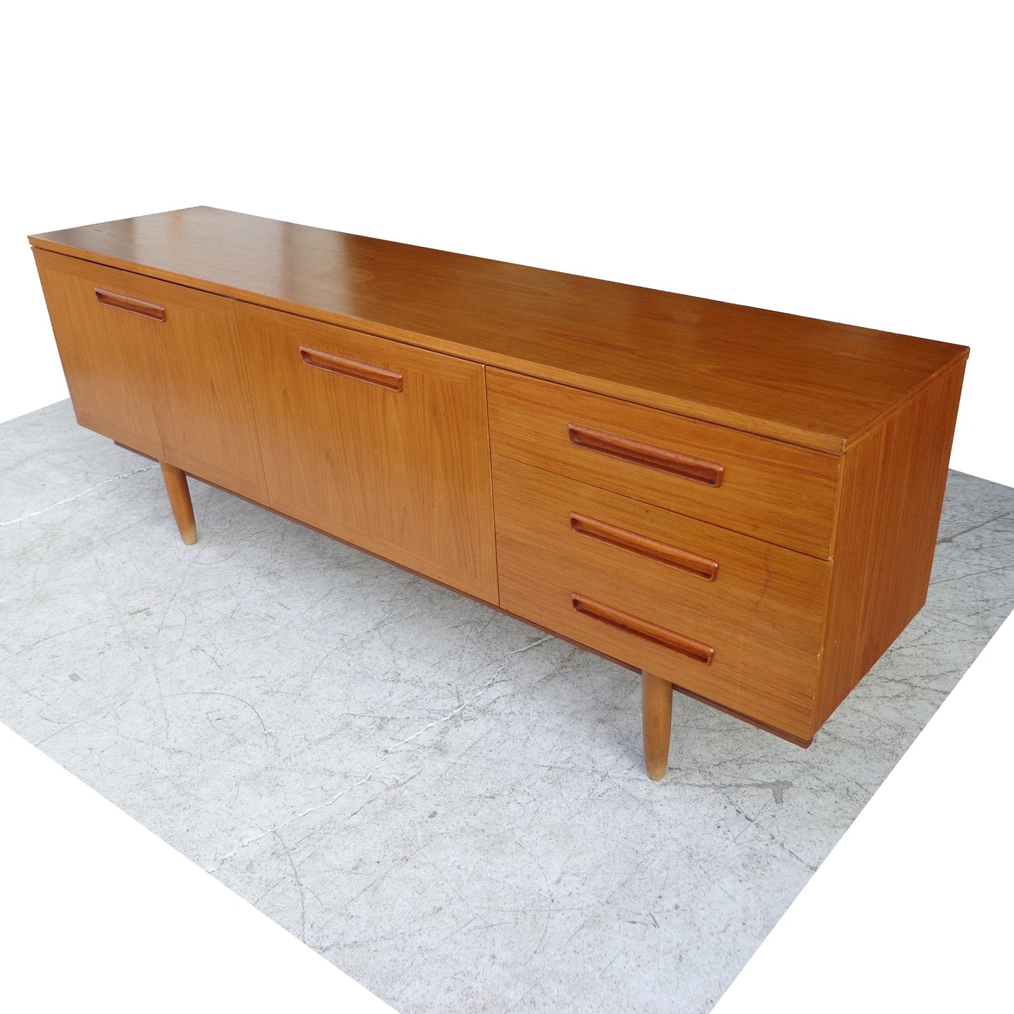78″ Mid Century Modern Sideboard with Long Folded Handles (MS10088)