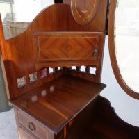 Vintage Victorian 3-Mirror Vanity with Glove Boxes