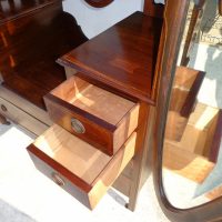 Vintage Victorian 3-Mirror Vanity with Glove Boxes