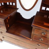 Vintage Victorian 3-Mirror Vanity with Glove Boxes